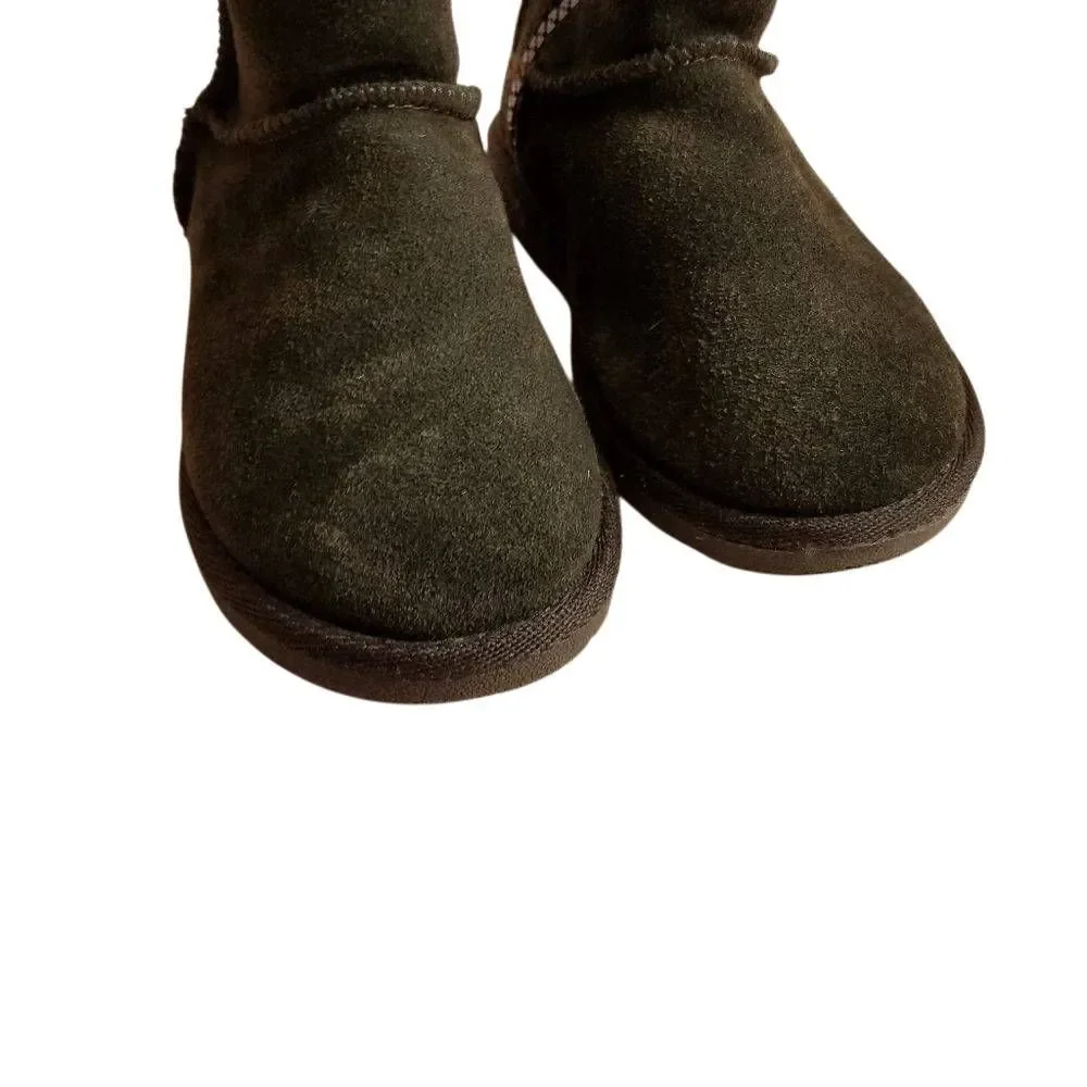 Suede boots 8